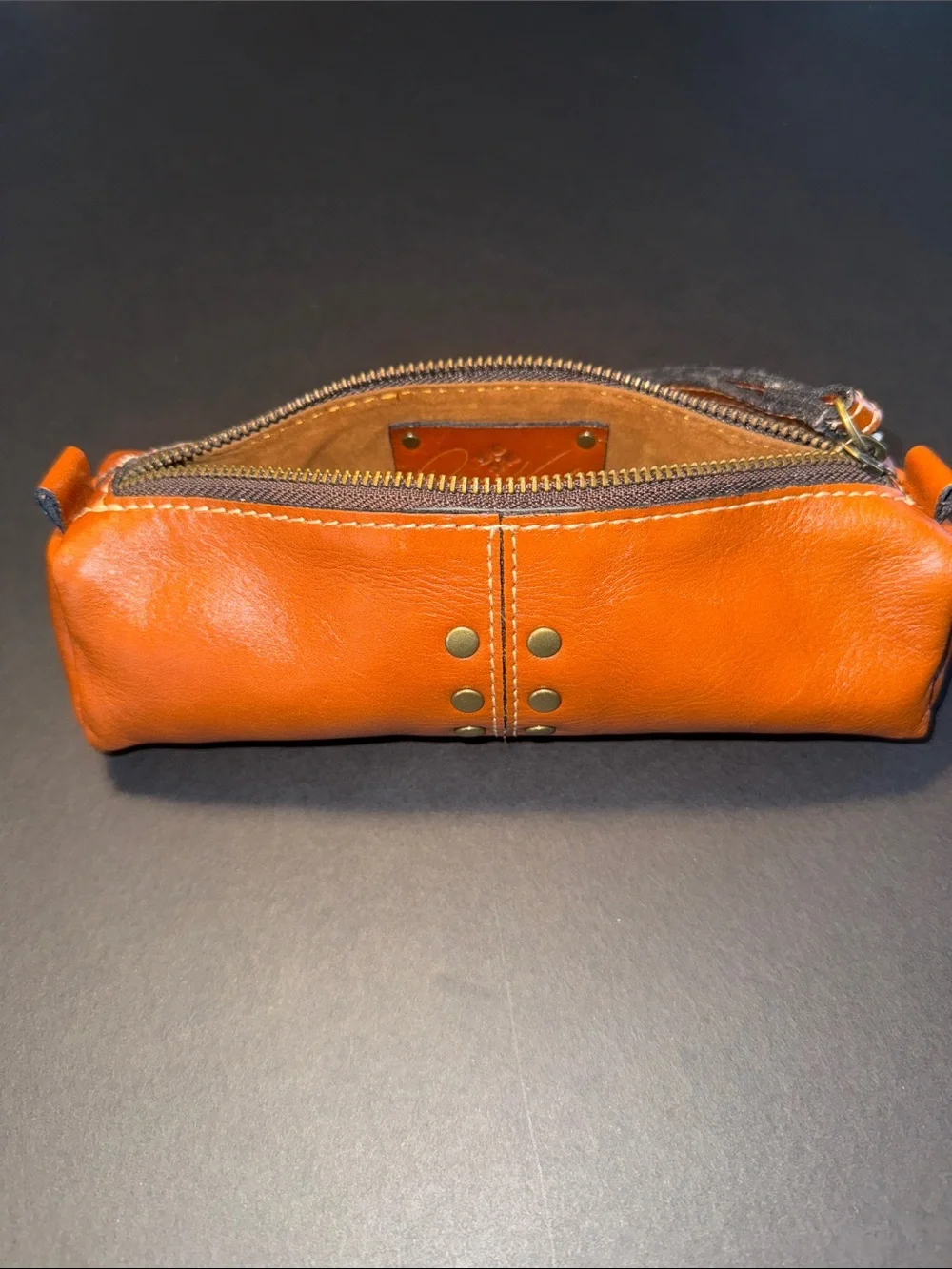 Patricia Nash Leather Zip Pouch -